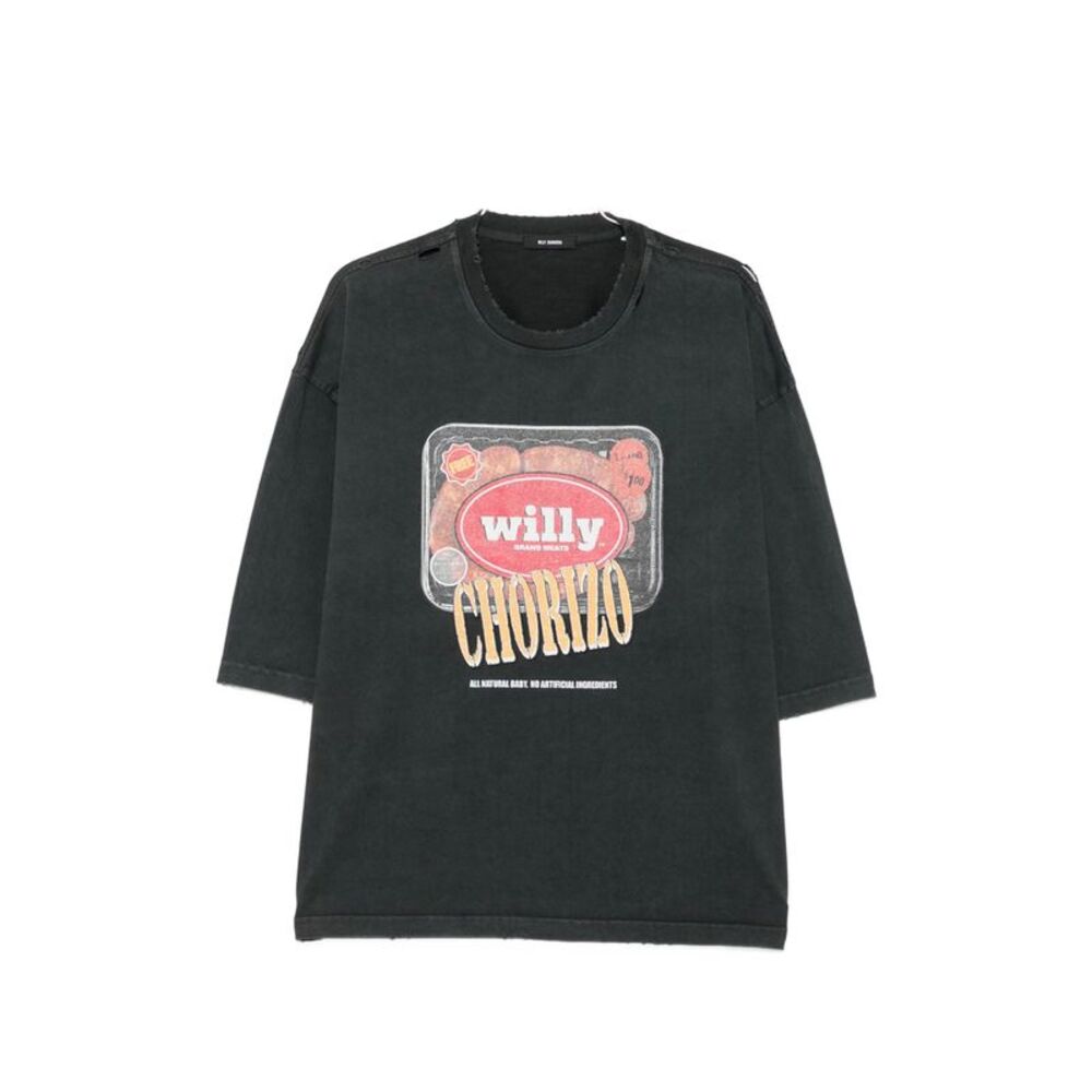 Willy Chavarria Black T-Shirts & Vests - T-Shirts Men